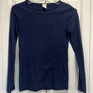 JCrew Kids (crewcuts). Long sleeve cotton top. Size:14